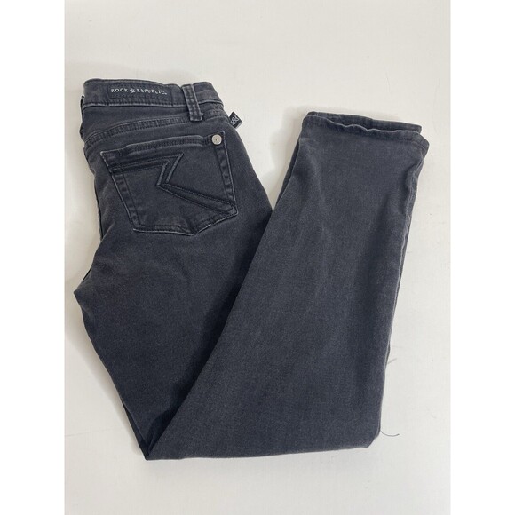 Rock & Republic Denim - Rock & Republic Kendall Capri Jeans  Womens Size 4, Black, R210794